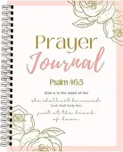 Prayer Journal Notebook, Christian Art Organizer, Spiral Planner, 11.22x8.27 Inches, Daily Guided Devotionals, Bible Study, Ideal for Spiritual Reflection and Church Use