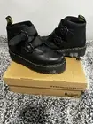 27642001 DR. MARTENS WOMEN'S DEVON FLOWER ANKLE BOOT BLACK SIZE 9 New In Box