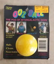 Vintage Yellow OOZ BALL Pod Of Intergalactic Ooze Ritman International 1991 NOS