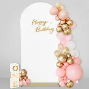 Wedding Arch Backdrop Cover for Round Top Chiara Background Spandex Fitted Arch Cover Backdrop Fabric for Party