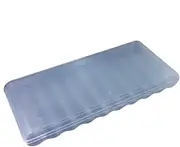 Battery Storage Box, Portable Battery Organizer, Storage Case Holder with Lid, Easy Access Lid, Translucent Design, 10.7cm for , Household Organization,