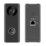 Tuya Smart Life 1080P FHD H.265 IP Audio Video Doorbell 12V DC 48V POE Wired Unlock Lock Door Bell Camera with 140 View Angle