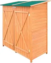 Wooden Shed Garden Tool Shed Storage Room Large Outdoor Improvement