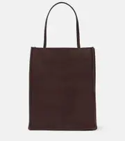 [The Row] The Row To Go Small suede tote bag One Size brown