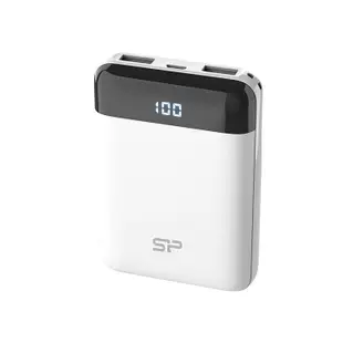 【SP廣穎】行動電源 10000mAh GP25 保固 行動充 行充 Power Bank 雙USB埠 大電量 電量顯示