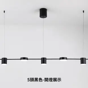 【易利談】吊燈 現代簡約LED餐吊燈110V 長條形餐桌燈 餐廳燈 客廳燈