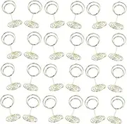 Gadpiparty 30Pcs Metal Place Card Holders Desk Clips for Weddings Parties Anniversaries Creative Photo Display Stands for Table Centerpieces