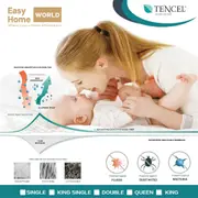 Tencel Fabric Waterproof Mattress Protector Fully Fitted (Double/Queen/King)