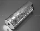 Mini Bic Lighter Case 925 Sterling Silver Ribbon Guilloche With Engraving Space