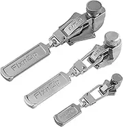 FixnZip Fix N Zip S/M/L 3 Pack, Nickel