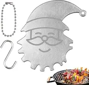 Grill Scraper for Outdoor Grill | Outdoor Grill Scraper Bristle-Proof for Picnic - Grate Scrubbing Gadgets White Bearded Old Man Design