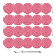 20pcs Drawstring Cords 51" Replacement Drawstring with Threader, Pink