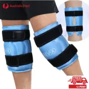 REVIX XL Knee Ice Wrap around Entire Knee, Reusable Gel Ice Packs for Knee Repla