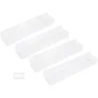 Wall Mounted Spice Rack Organizer,Clear Acrylic Spice Shelf Storage Holder7142