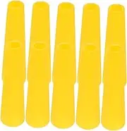 Professional Sewing Supplies 10pcs Plastic Bobbins for Embroidery Floss Yarn Tapered Metal Plastic Winding Boards String Winding for Hand Machine Sewing
