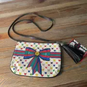 Brighton Crossbody Bag Hearts Bow Tassel Cute Purse Small
