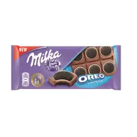 在飛比找蝦皮購物優惠-Milka Oreo 三明治巧克力餅乾(獨家) Oreo S