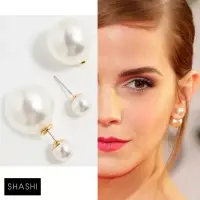 在飛比找博客來優惠-SHASHI 紐約品牌 Double Ball Pearl 