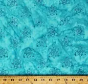 Cotton Batik Atomic Model Science Academic Fabric Print by the Yard D301.54
