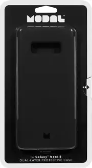 Modal™ - Hard Shell Case for Samsung Galaxy Note8 Cell Phones - Black/Gray