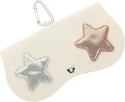 [AKOOSY] Elegant Hanging Glasses Case Portable Sunglasses Storage Pouch Leather Eyeglass Case