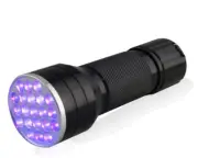 UV 21 LED Flashlight Ultra Violet Tactical Black Light Mini Torch Camping
