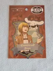 Attack on Titan x Sanrio Armin Cinnamoroll Travel Sticker Japan