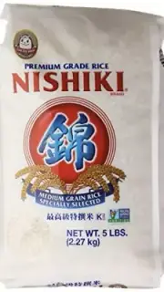 Nishiki White Rice 5 Lb Bag (Pack Of 2 Bags)