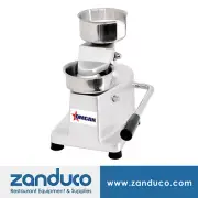 Omcan 4" Commercial Patty Maker Hamburger Press with Mounted Paper Holder
