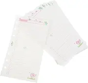 SHOWERORO Notebook Refills Refill Paper Binder Inserts Lined Notepad Paper for Flexible Use