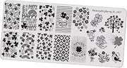LIFKOME Saint Patrick's Day Nail Art Stencil Template Durable Manicure Tool for Creative Nail Designs Reusable High Polished Finish