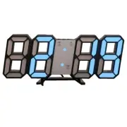 3D LED Digital Clock Luminous Wall Clock Multifunctional USB Plug in5652