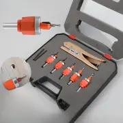 Forstner Bit Set with Edge Banding Punching Pliers Countersink Drill Bit Woodworking Screw Extractor Demolition Wood Dri