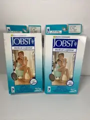 Jobst Compression Stockings Thigh 20-30 mmHg Ultra Sheer Honey Small Lot Of 2