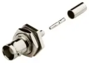 AMP/TE 413590-3 - BNC Female Panel Mount to Crimp Connector - 2438