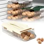 Large Capacity Refrigerator Egg Organizer Egg Storage Container Kitchen