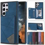 For Samsung S22/S21/S20 FE Ultra Plus Note20 Case Leather Wallet Card Slot Cover