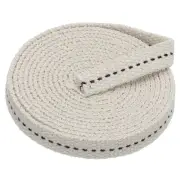 3/8" Wide 6 Feet 100% Cotton Flat Wick, Oil Lamp Wicks Middle Black Line