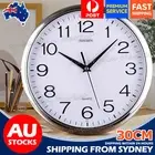 Wall Clock Quartz Round Square Wall Clock Silent Non-Ticking Battery Operated
