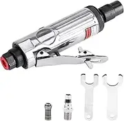 Cut Off Cutting Air Pneumatic Angle Die Grinder Polisher Grinding Cleaning Tool (Silver)