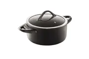 Baccarat iD3 CS Hard Anodised Casserole with Lid & Bakelite handle 24X11cm