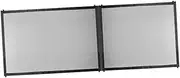 Mipcase 1 Set Pet Fence Gate for Dogs Dog Gate Portable Fence Doggy Playpen Indoor Dog Door Fence Dog for The House Indoor Dog Playpen Outdoor Fence Outdoor Dog Fence Pet Gate Black Cloth