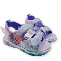 在飛比找momo購物網優惠-【樂樂童鞋】Disney艾莎電燈涼鞋(女童鞋 冰雪奇緣涼鞋 
