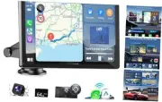 Carplay Screen for Car, 9 Inch Android Auto Screen with 4K Dashcam,1080P