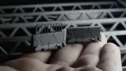 Concrete road barrier - Garage Diorama Part Accessory 1/64 Scale