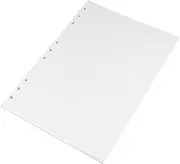 PLAFOPE 90 Sheets B5 Dotted Loose Leaf Refill Notebook Pages 9 Hole Filler for School Journals Dot Pattern