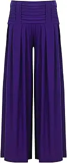 [Muka] Women's Purple Modal Cotton Pants, Yoga Sports Dance Harem Trousers