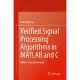 Verified Signal Processing Algorithms in MATLAB and C: Advised by Israel Greiss