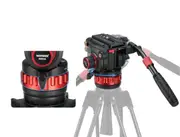 Adjustable Fluid Head Tripod for Dji Rs Gimbal Smooth Pan/tilt Damping Handle Quick Release Plate Heavy Duty