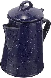 VERDANVERSE Enamel Coffee Pot Teapot with Ergonomic Handle Multi Purpose Kettle for Home Office Camping Convenient Water Pitcher for Tea and Coffee